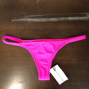 NEVER WORN WITH TAGS, HOT PINK BIKINI BOTTOMS!!